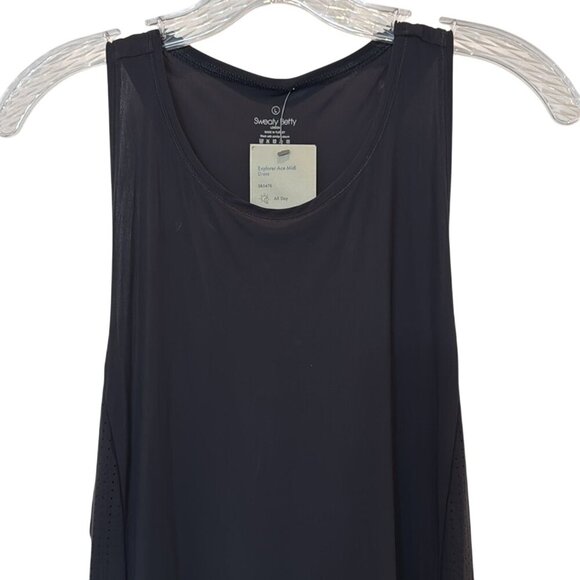 NWT Sweaty Betty Explorer Ace Midi Dress Black Size Large - Picture 8 of 14